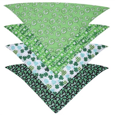  4 PCS Hund Schal Hunde Halstuch Für Kleine Welpenschal Haustier -Kerchief