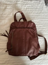 American Leather Co. Cleveland Leather Backpack NWOT Cordovan FREE SHIPPING