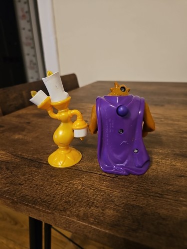 RARE 1998 Lumiere & Beast 4" McDonald's Action Figure Beauty and the Beast - Picture 2 of 2
