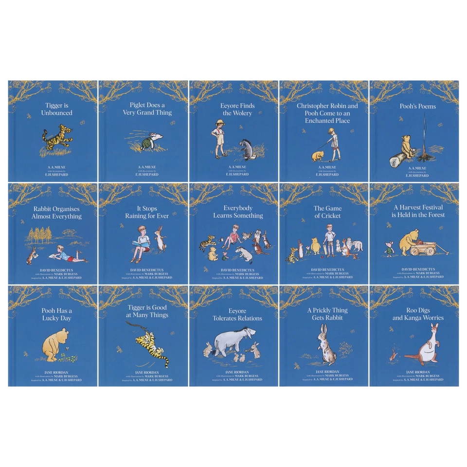 Winnie The Pooh illustrated Classic Story 30 Books Box Set - Ages 5-9 - Hardback Foto 4 de 4