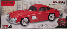 WSTER Classic Car Music Speaker Bluetooth, Timer, USB, FM Radio, Calls, Multiple