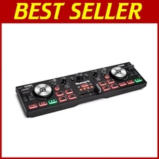 Ultra-Portable 2-Deck DJ Controller for Mac & Windows