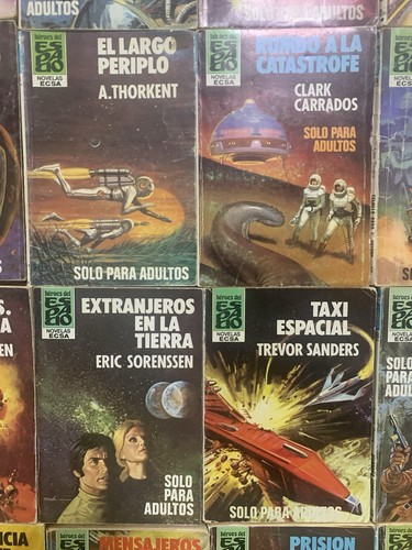 Vintage 20 Heroes DEL ESPACIO (Spanish Pulp Sci Fi) Pbs 1970’s-1980’s-P - Picture 6 of 11