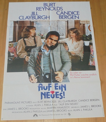 AUF EIN NEUES - Kinoplakat A1 ´80 - BURT REYNOLDS Candice Bergen CLAYBURG