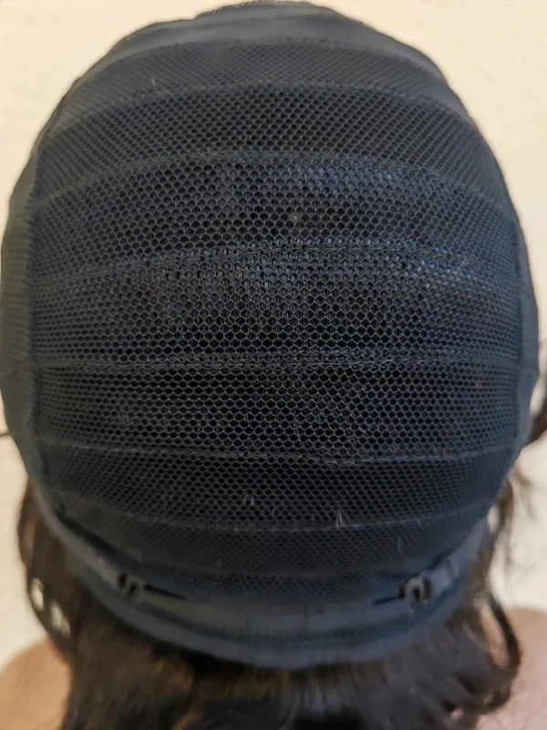 🇫🇷 Shylodiva - Perruque cheveux naturels – Bouclée – Châtain – 180% densité - Photo 4/4