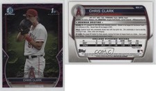 2023 Bowman Draft Chrome Fuchsia Lunar Refractor /199 Chris Clark #BDC-31