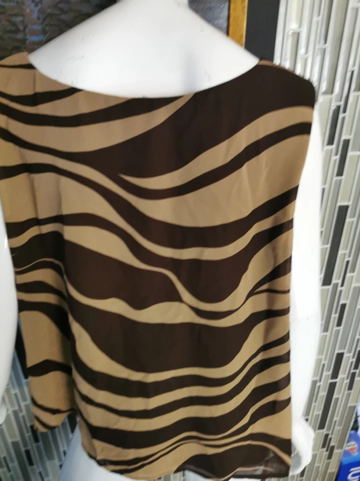 Dana Kay 2 PIEZAS Forrado Tanque y Plumero Transparente Estampado Animal Talla 22W Boda Transparente0405 Foto 3 de 4