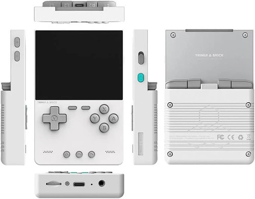 Consola de Videojuegos Retro Portátil Trimui BRICK (Blanca) - Imagen 2 de 3