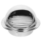  Abluft-Abluftkappe, 70 mm, Abluft-Abdeckung für den Außenbereich,