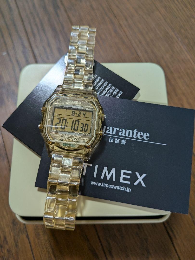 時計 TIMEX BEAMS Clear Yellow Classic Digital TIMEX BEAMS Clear Yellow Classic Digital - メルカリ