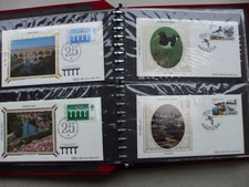38 FIRST DAY COVERS ALDERNEY AND GUERSNEY IN BENHAM ALBUM