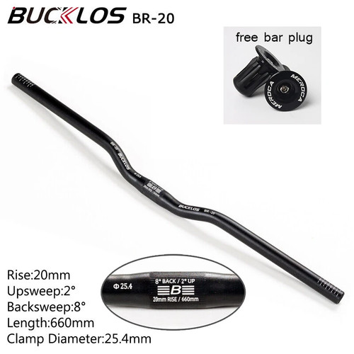 25.4mm 31.8mm Mountain Bike Handlebar 620-780mm Bicycle Swallow/Flat Handle Bar - Picture 21 of 43