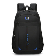 Blue Large Capacity Waterproof Laptop Backpack School, Travel Business Bag