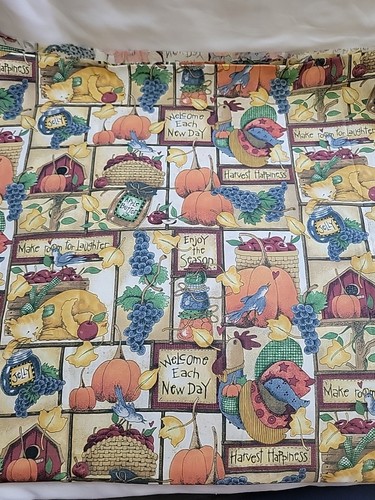 Vintage 'Harvest Happiness Patch' #4912 by Beth Yarbrough, Daisy Kingdom, 2 Yds - Picture 2 of 6