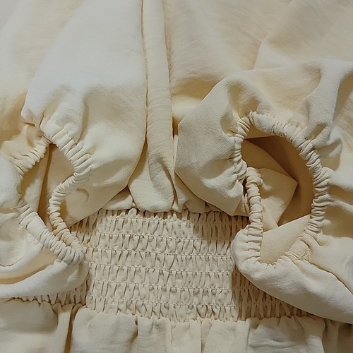 Sabrina Lauren Damenkleid Bauernstil, gelb, Größe M, gebraucht, in einwandfreiem Zustand - Bild 7 von 9