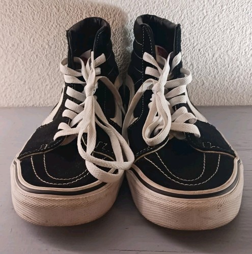 Vans SK8-HI Skateboard Schuhe Herren Gr. 9 schwarz Wildleder Canvas High Tops OG 500714 - Bild 3 von 8