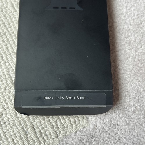 Genuine New Apple Watch Spare Strap Black Unity Sport Band/Red - Boxed -M/L 44mm - 第 7/11 張圖片