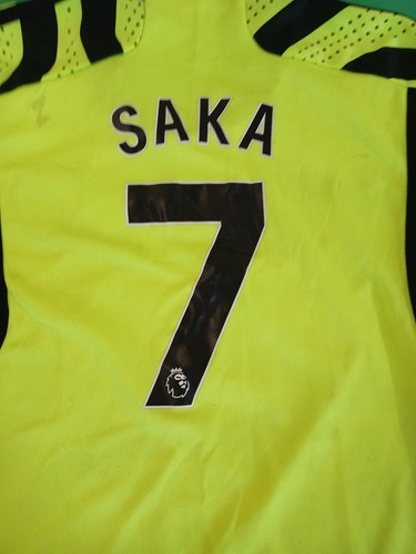 Arsenal Away #7 Saka Fußballtrikot Jungen Größe 22. WS15 - Bild 10 von 11