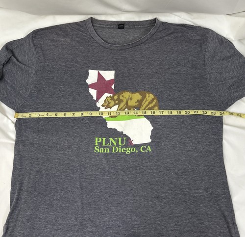 T-shirt manica corta PLNU San Diego, CA Tultex taglia XXL punto Loma Nazareno Univ - Foto 6 di 9