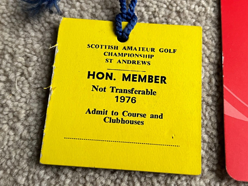 Assorted Golf admission badges, 1976 Amateur Championship, 2010 Open etc etc - Picture 2 of 8