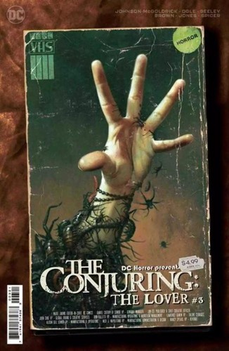 Conjuring The Lover Comic 3 Cover B VHS Brown Variant First Print 2021 DC Horror - Picture 1 of 12