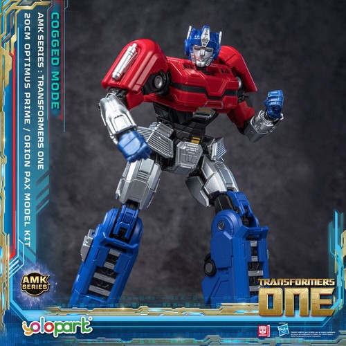 YOLOPARK TRANSFORMERS ONE OPTIMUS PRIME ORION PAX COGGED BOT MODE 8" ROBOT KIT - Picture 10 of 24