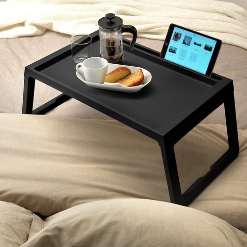 NEW IKEA KLIPSK Eat In Bed Tray Plastic Foldable Laptop Tray Durable 2 Colours - Picture 2 of 4