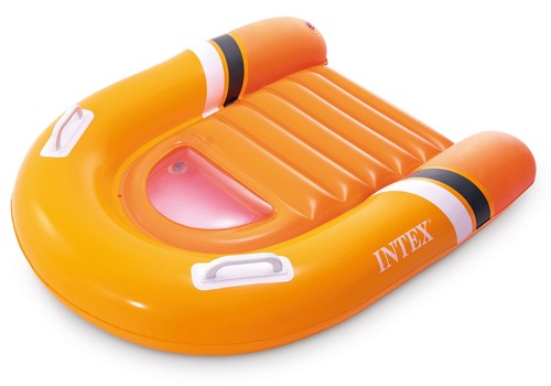 Intex 58154EP Surf Rider Inflatable Float 40inch X 35inch Orange