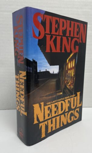 Needful Things by Stephen King (1991, Hardcover/DJ) Gutter Code MP3Y - Imagen 2 de 8