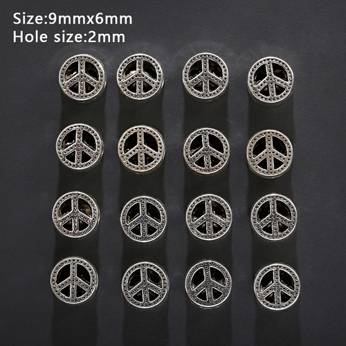 10 Pcs Silver Gold Crown Helmet Buddha Head Bracelet Connector Charm Loose Beads - Picture 31 of 89