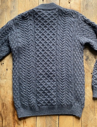 Walker and Hawkes Woodham 1/4 Zip Jumper - Blue - Small - Merino Wool - Ireland - Picture 9 of 12