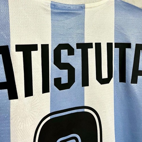 Reebok Batistuta Argentina Jersey Gabriel Size #9 Home 99-00 38/40 - Picture 11 of 20