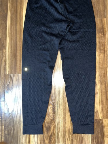 LULULEMON Waffle Knit Nero Uomo Coulisse Jogger Taglia M - Foto 8 di 12