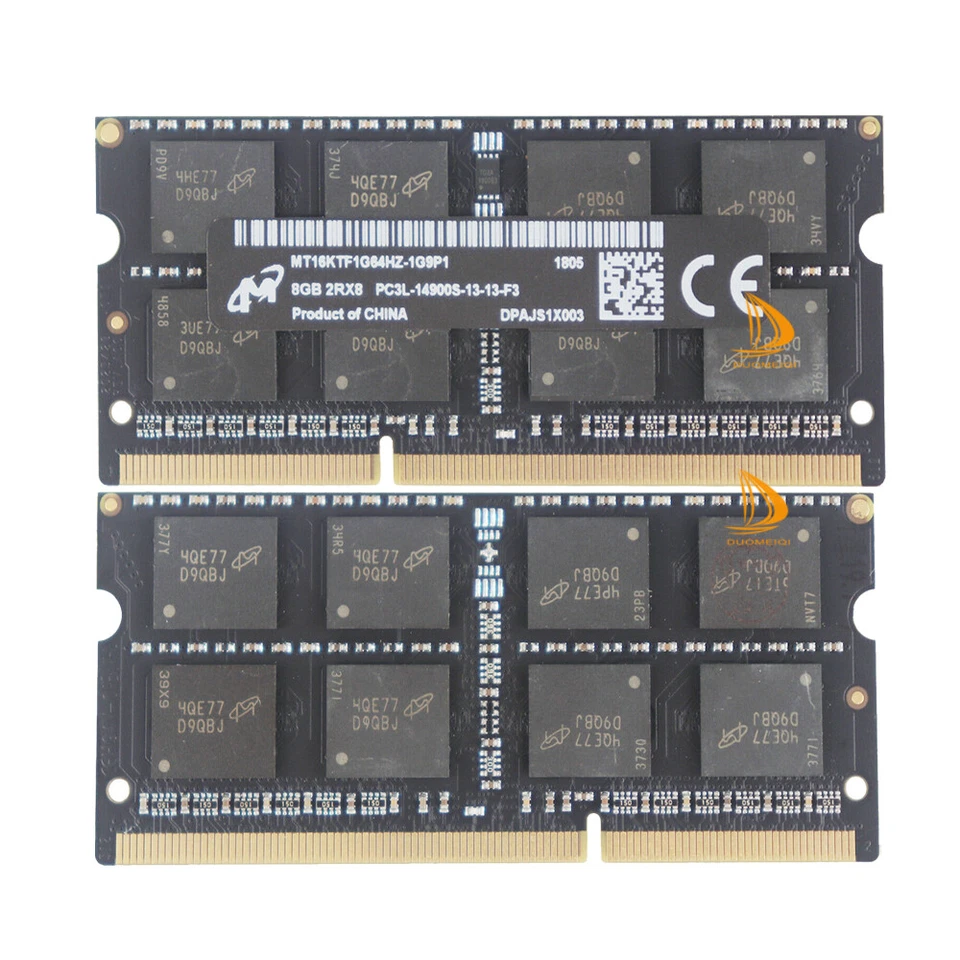 4x8GB RAM Micron 2RX8 DDR3L 1866MHz PC3L-14900S 204PIN SODIMM  Laptop Memory&* - Image 2 of 4