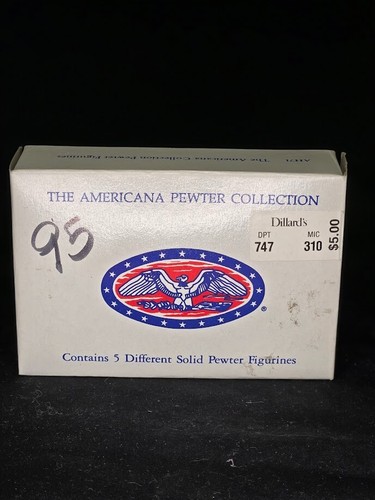 JUEGO DE FIGURAS DE PELTRE LIBERTY FALLS #AH71 - The Americana Pewter Collection - Imagen 2 de 4