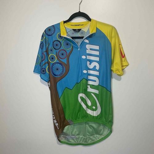 Canari Men's Cycling 2011 Cruisin the Conejo Jersey size Large - Picture 1 of 8