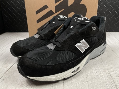 Talla 13 - New Balance 991 ""HECHO EN EL REINO UNIDO"" Negro Plata M991EKS Totalmente Nuevo Raro - Imagen 5 de 13