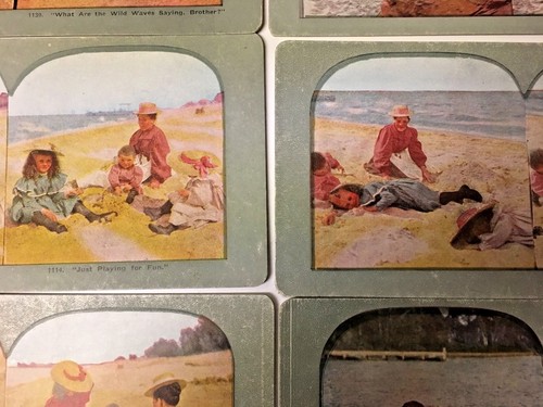 STEREOCARDS OF CHILDREN PLAYING QTY 6 LOT 3 - Picture 3 of 6