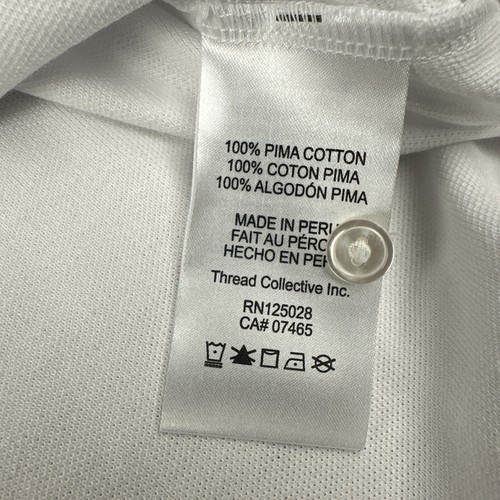 New Psycho Bunny Men’s Big Tall Classic Polo Shirt Sz 4XL White NWT MSRP $130 - Picture 8 of 9