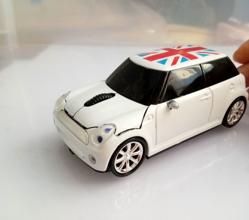 3D Cordless 2.4Ghz Mini Cooper Car USB Optical Wireless Mouse PC Laptop MAC Mice - Picture 6 of 31