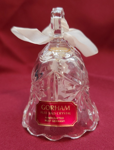 Gorham Voll Bleikristall Glocke Weihnachtsschmuck - Bild 5 von 6