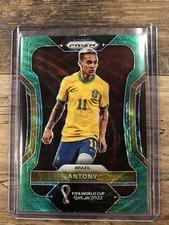 2022 Panini Prizm Fifa World Cup Antony Green Wave Prizm #26 Brasil