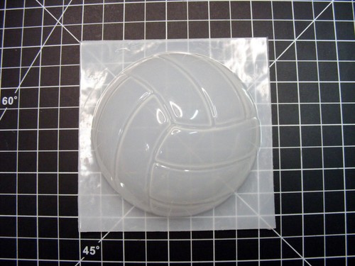 Volleyball Mold, Bath Bomb Mold, Soap Mold, Chocolate Mold, Craft Mold - Picture 7 of 10