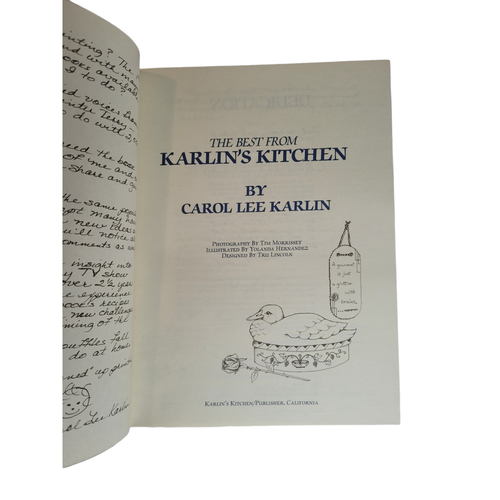 The Best From Karlin's Kitchen, By Carol Lee Larlin, Published by Karlin's Kitch - Picture 5 of 10