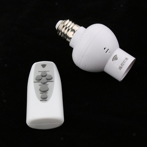 Dimmable Remote Control E27 Bulb Holder with On/Off Switch Controller - Picture 4 of 6