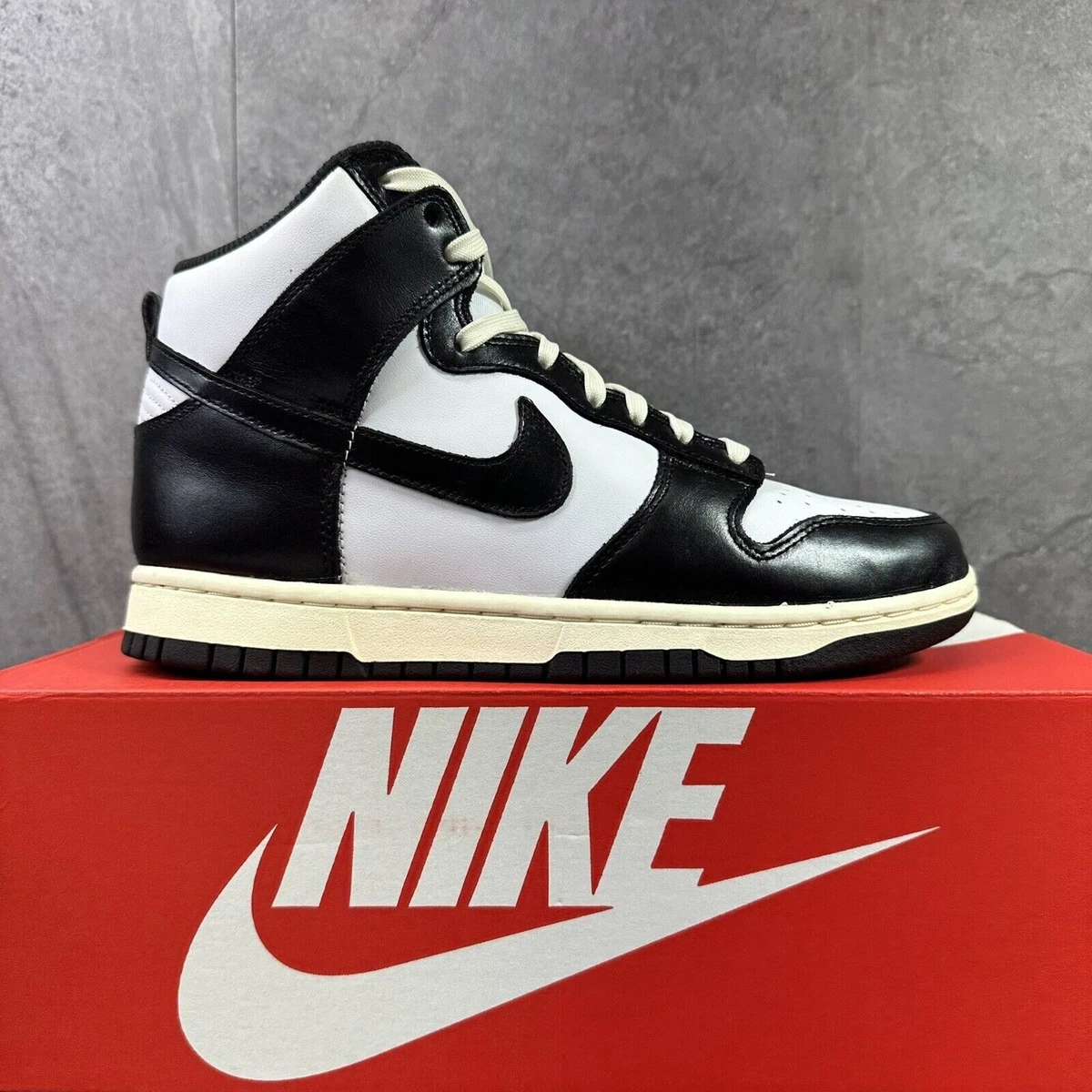 Nike Dunk High Vintage Black W for sale | eBay