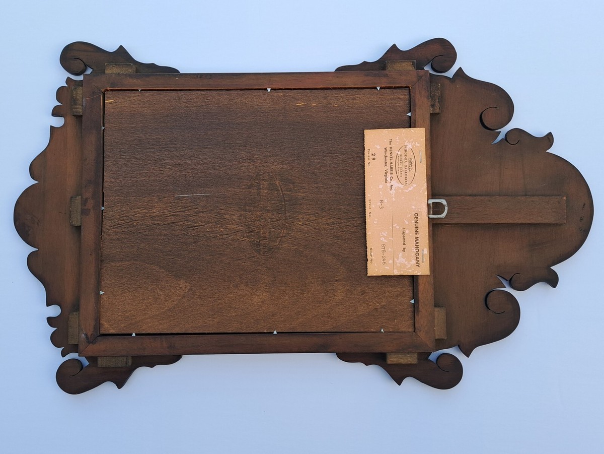 Henkel Harris H-3 29 Mahogany Chippendale Style Petite Wall