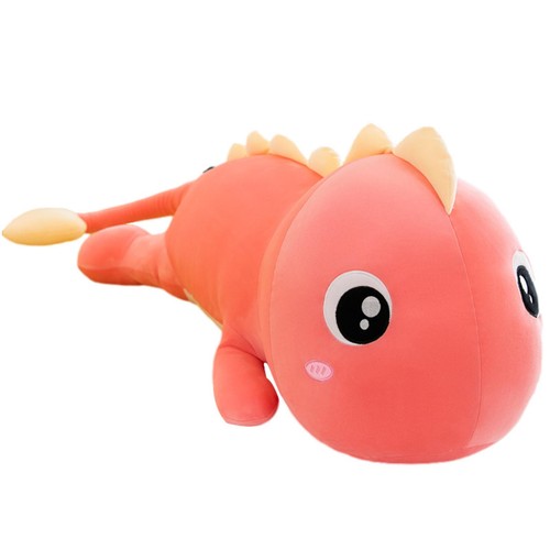 Pink Dinosaur Plush Toys Weighted Stuffed Animals For Anxiety Cute Soft Dinosaur - Picture 4 of 10