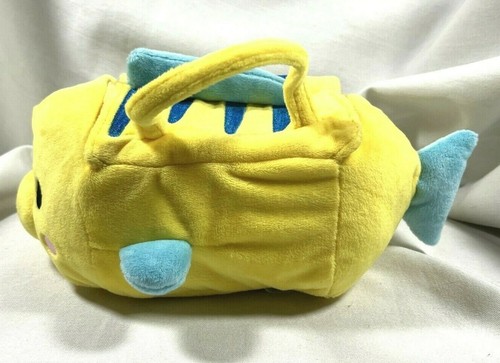 PRE-OWNED DISNEY TSUM TSUM LITTLE MERMAID FLOUNDER ONLY TOTE BAG PLUSH - Picture 3 of 8