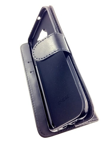 NUEVA CARTERA NEGRA CUERO GEL FUNDA CON RANURA PARA TARJETAS PARA Samsung Galaxy S7 EDGE UK - Imagen 4 de 11